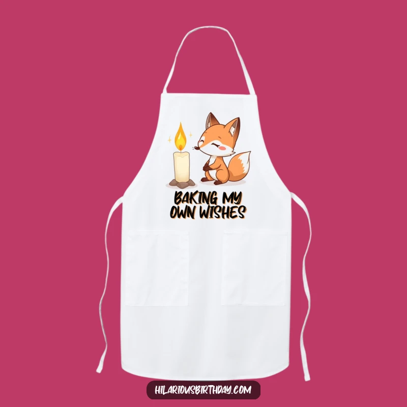Funny Fox Birthday Apron: Determined Chef Fox, Ideal Funny Gift!