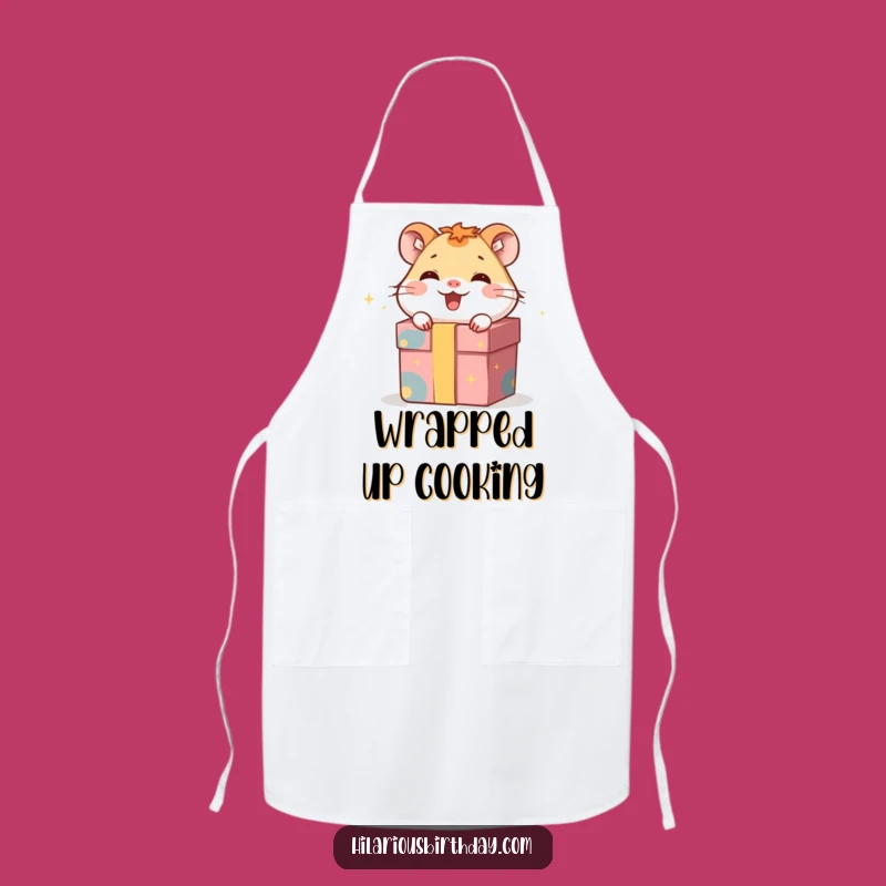 Funny Giggling Hamster Apron: Cook with Cute Surprise, a Great Kitchen Gift