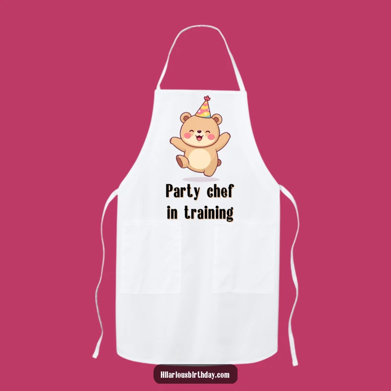 Funny Kawaii Bear Apron - Joyful Cooking Party Kitchen Gift