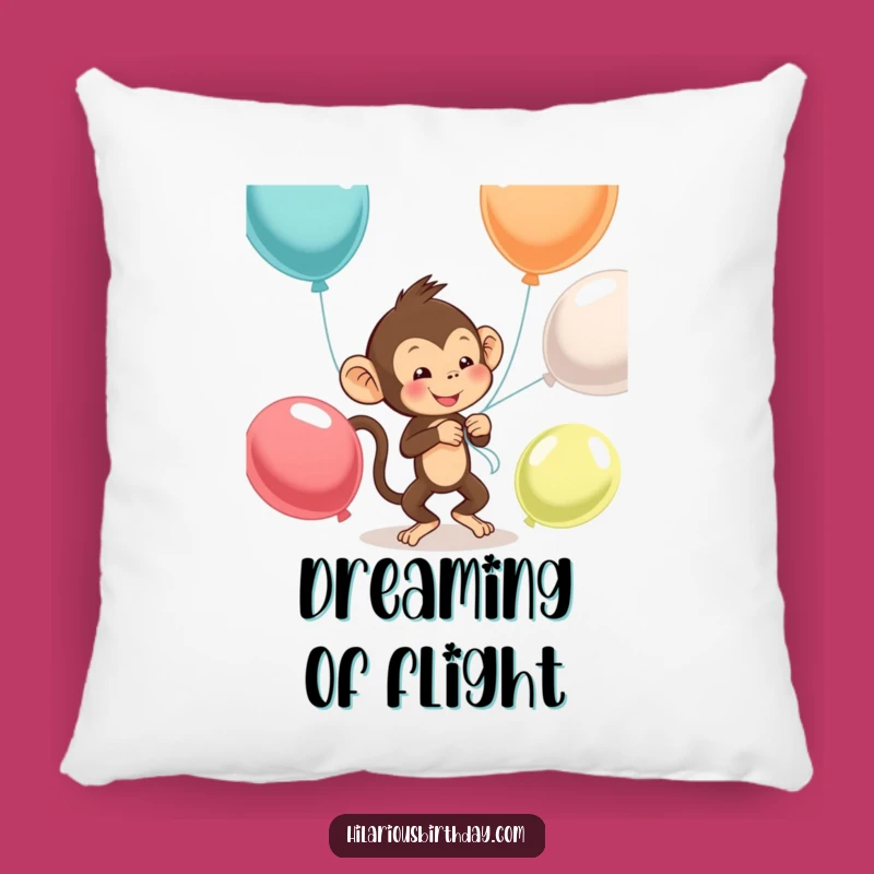 Funny Monkey Balloon Pillow: Comfy Mischief for Your Home - Perfect Gift