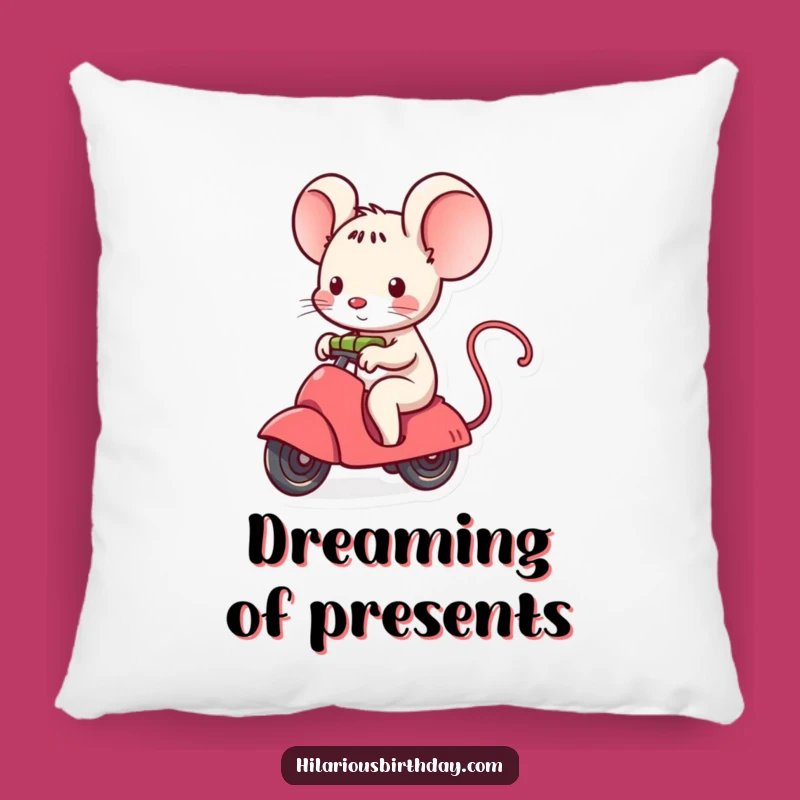 Cute Kawaii Mouse Gift Pillow Funny Gift: Snuggle the Surprise!