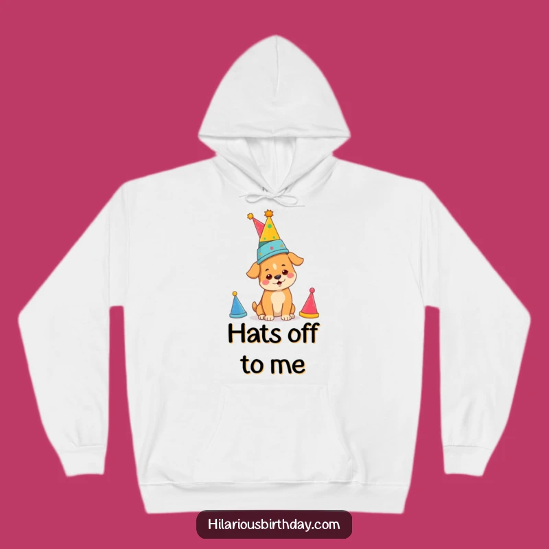 Funny Dog Party Hat Hoodie: Cozy Determination for a Hilarious Gift