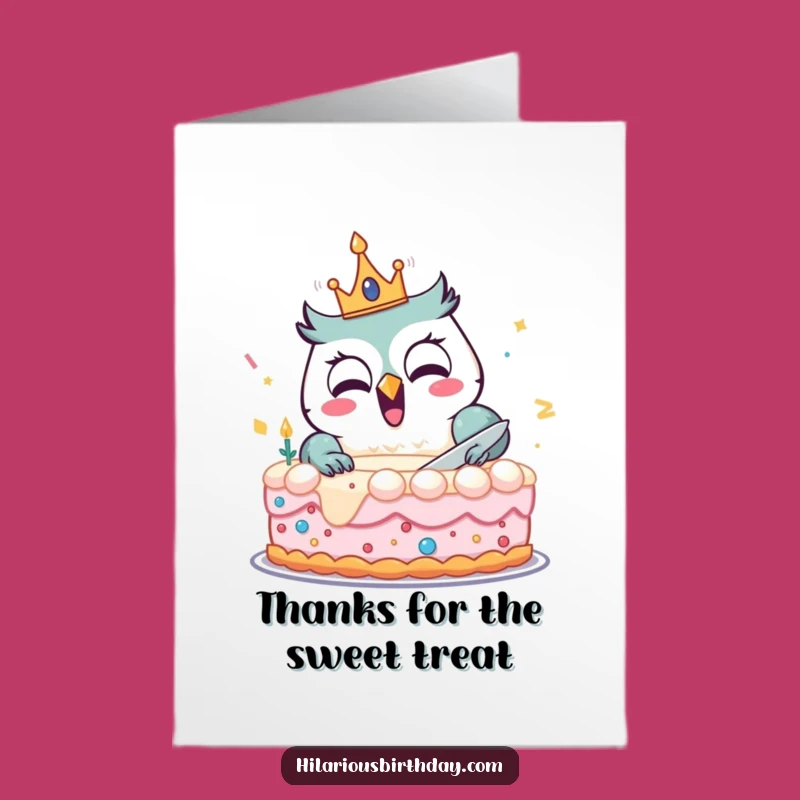 Free Printable Thank You Card: Owl's Sweet Thanks, Downloadable Appreciation Gift