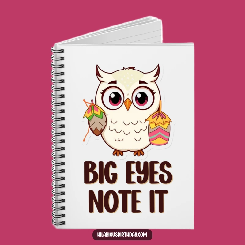 Funny Kawaii Owl Notebook: Jot Down Surprises with Cute Piñata Cover