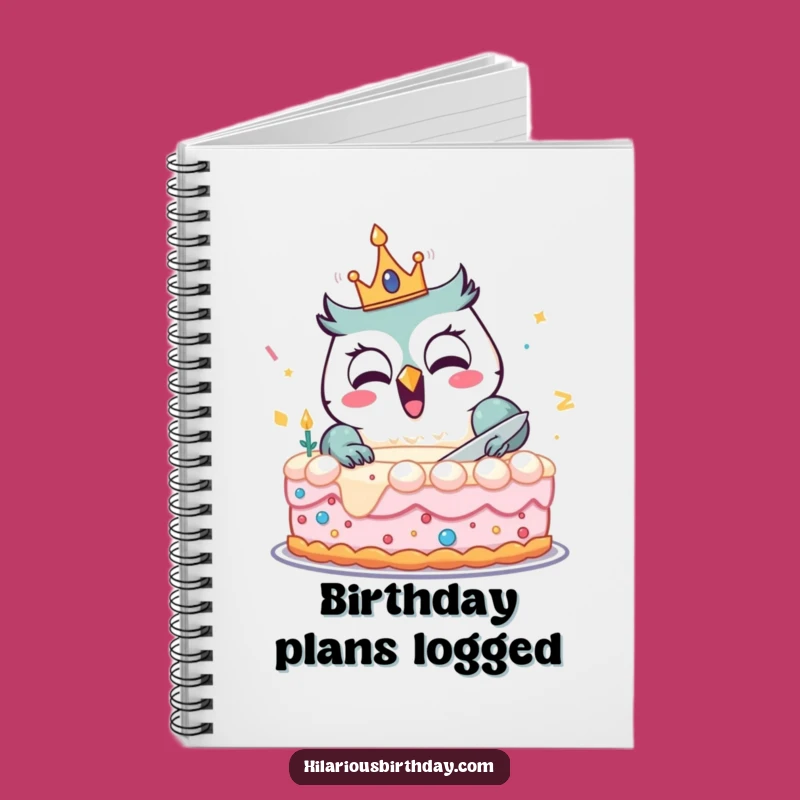Funny Owl Birthday Notebook: Celebration Planner, Perfect Gift for Ideas