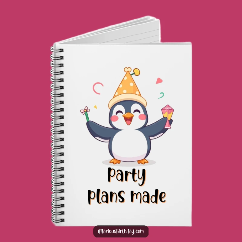 Funny Penguin Juggling Notebook: Party Planner, Perfect Gift for Ideas