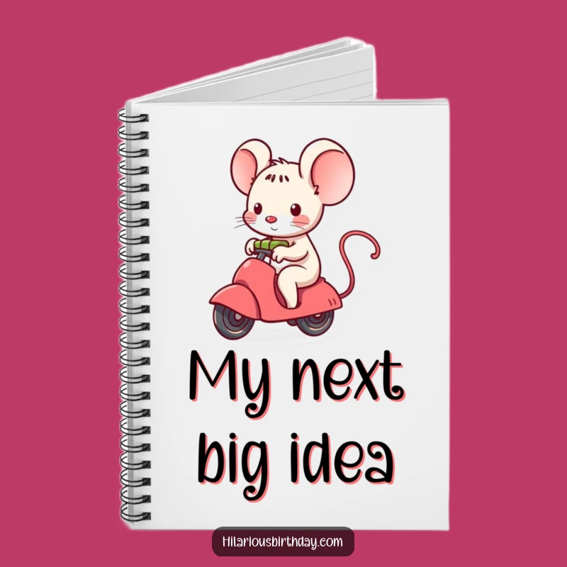 Kawaii Mouse Gift Notebook Funny Gift: Jot Down Adventures!