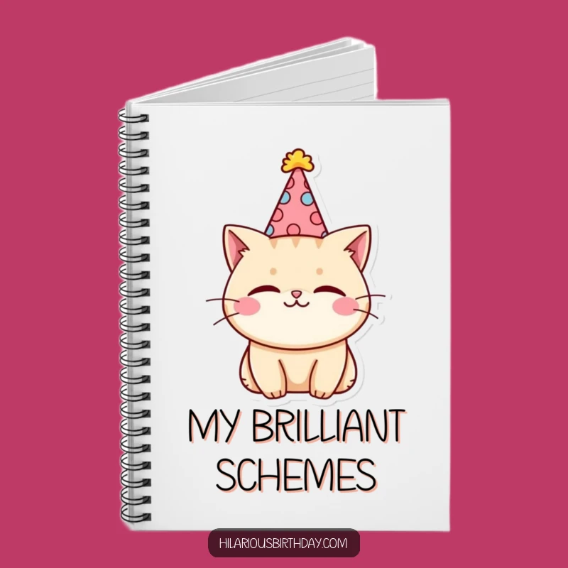 Kawaii Cat Party Notebook Funny Gift: Jot Down Your Fun!